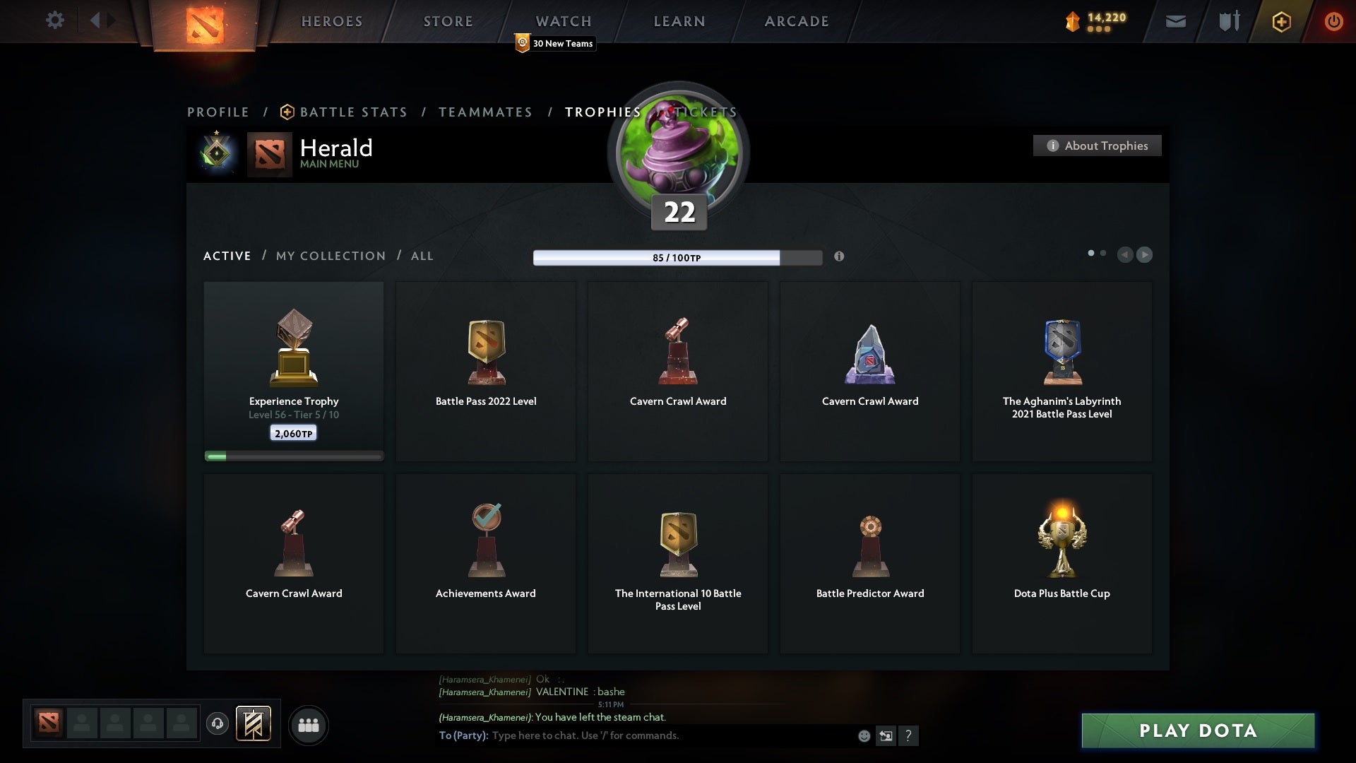 Herald I | MMR: 130 - Behavior: 10000