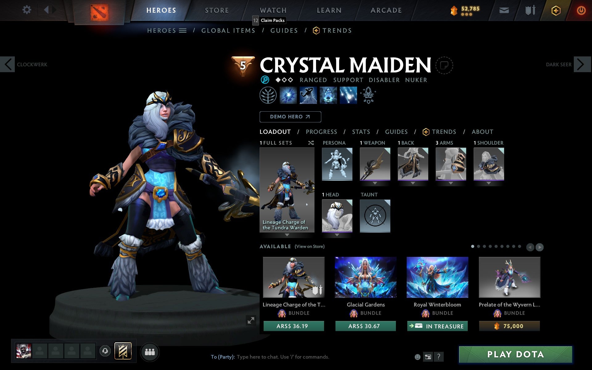 Ancient V | MMR: 4483 - Behavior: 9673