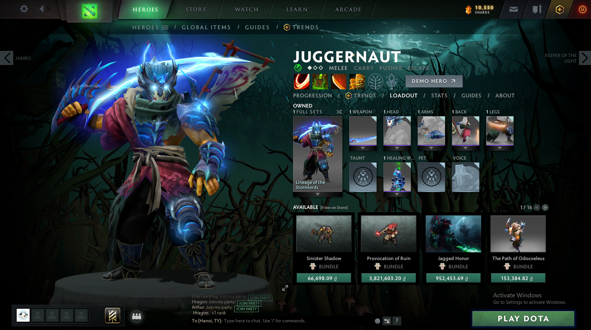 Legend II | MMR: 3210 - Behavior : 9370