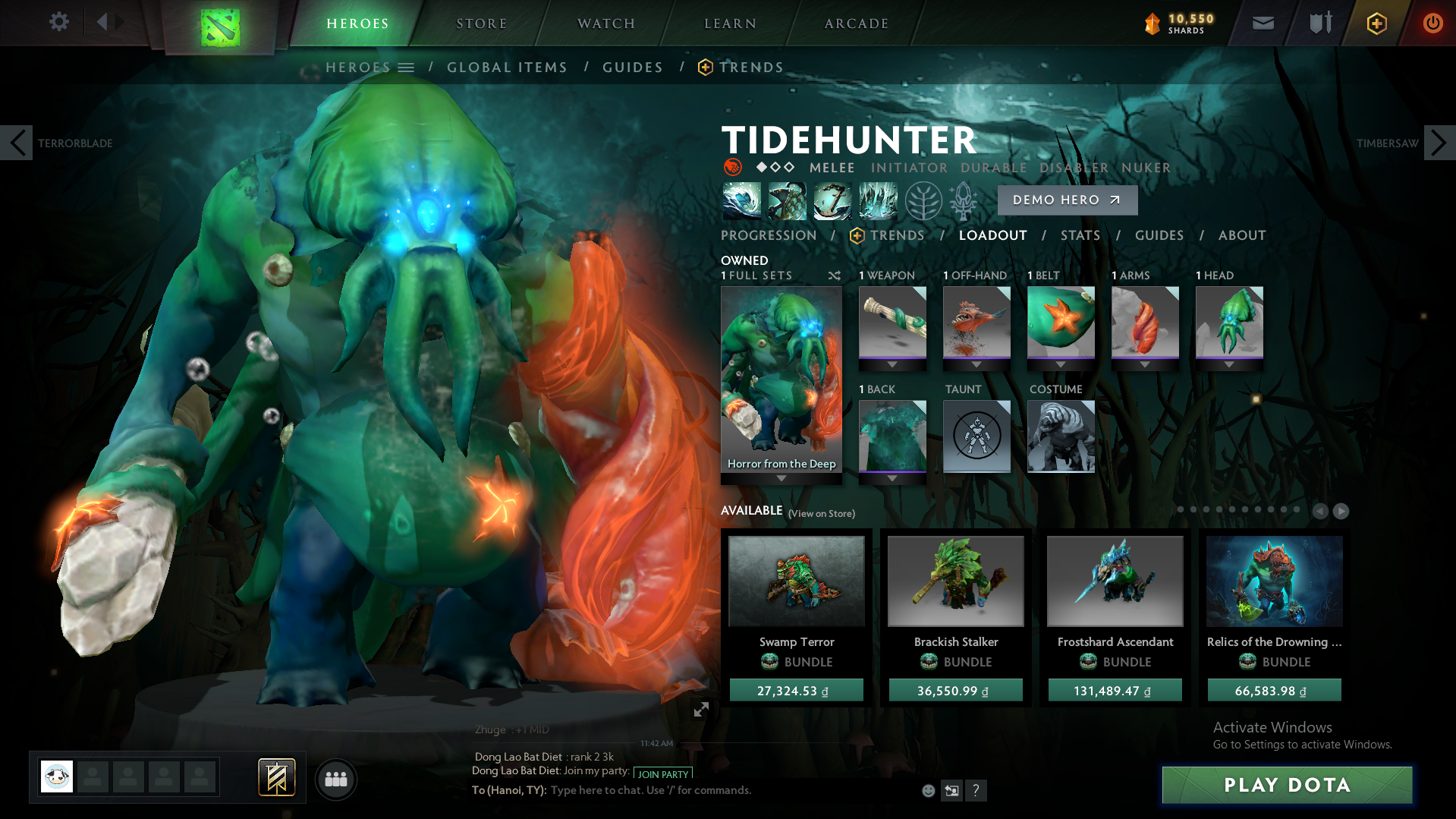 Legend II | MMR: 3210 - Behavior : 9370