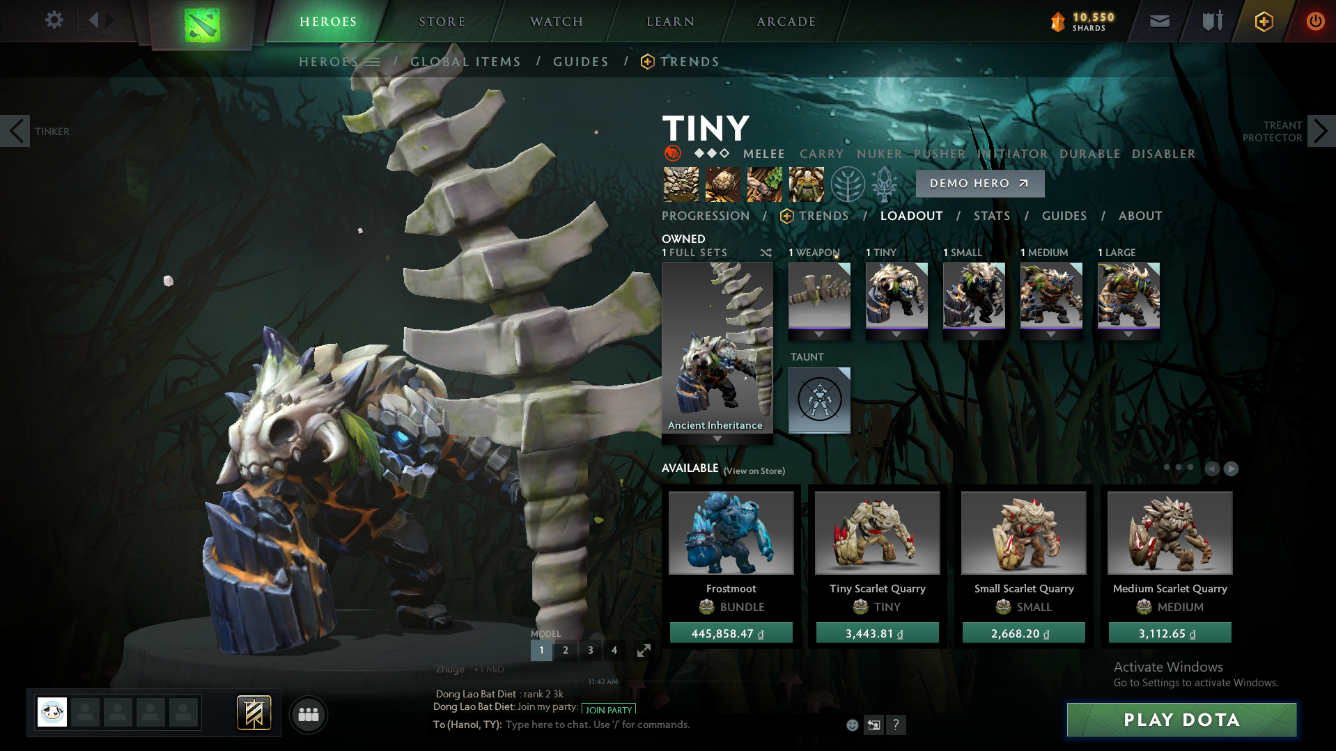 Legend II | MMR: 3210 - Behavior : 9370