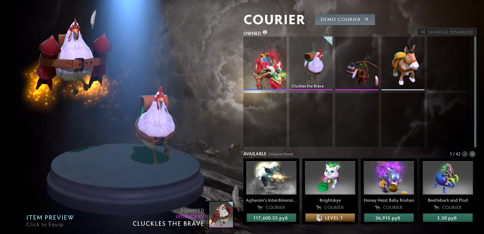 Légende I | MMR : 3010 - Comportement : 6596