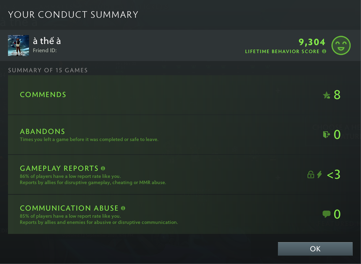 Archonte V | MMR : 3040 - Comportement : 9304