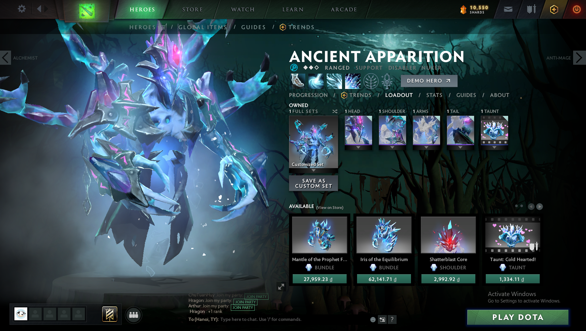 Legend II | MMR: 3210 - Behavior : 9370