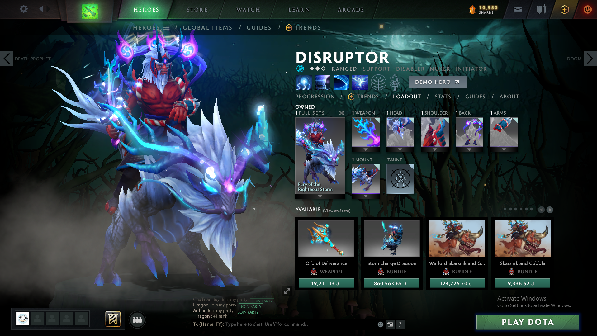 Legend II | MMR: 3210 - Behavior : 9370