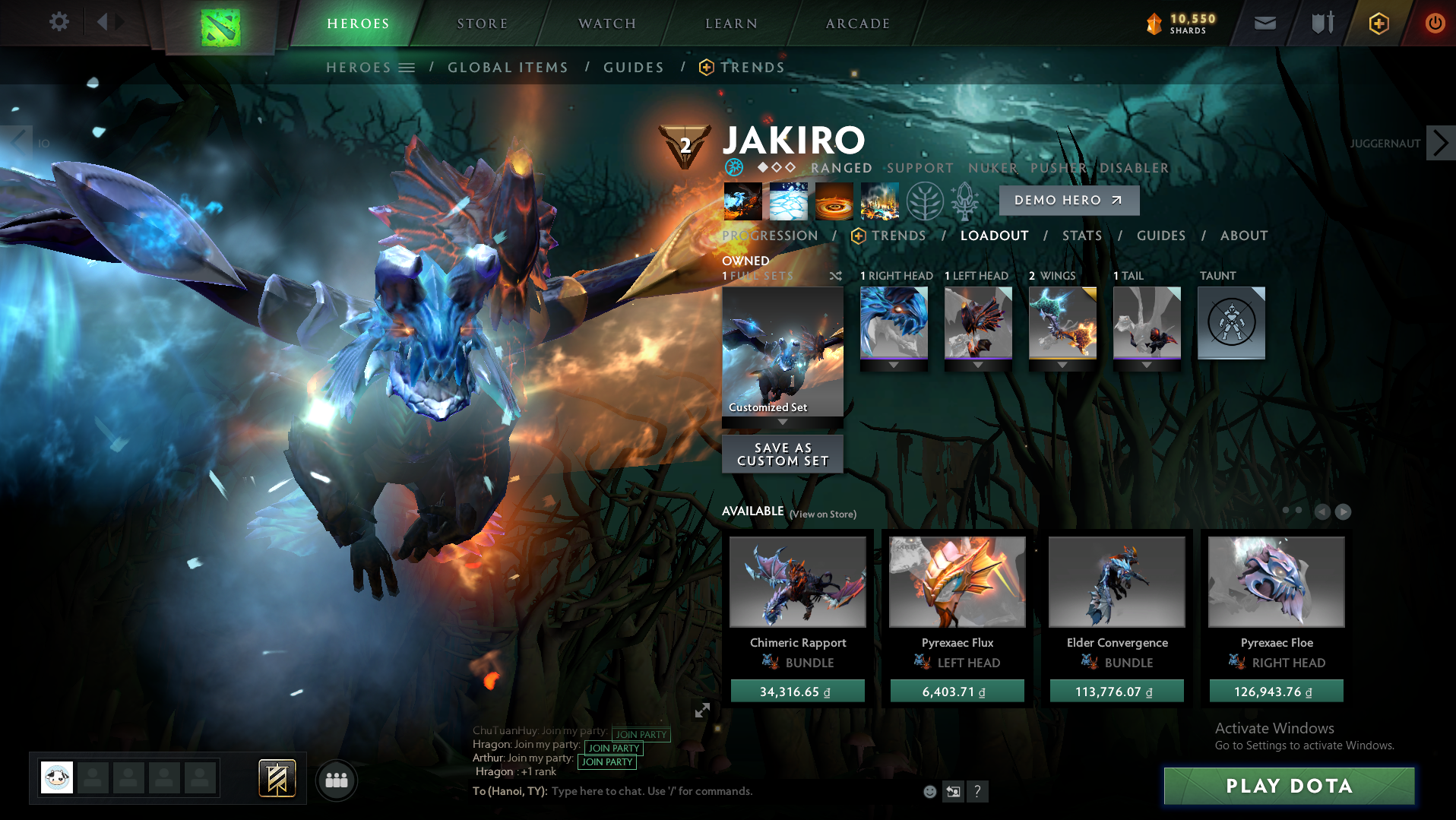 Legend II | MMR: 3210 - Behavior : 9370