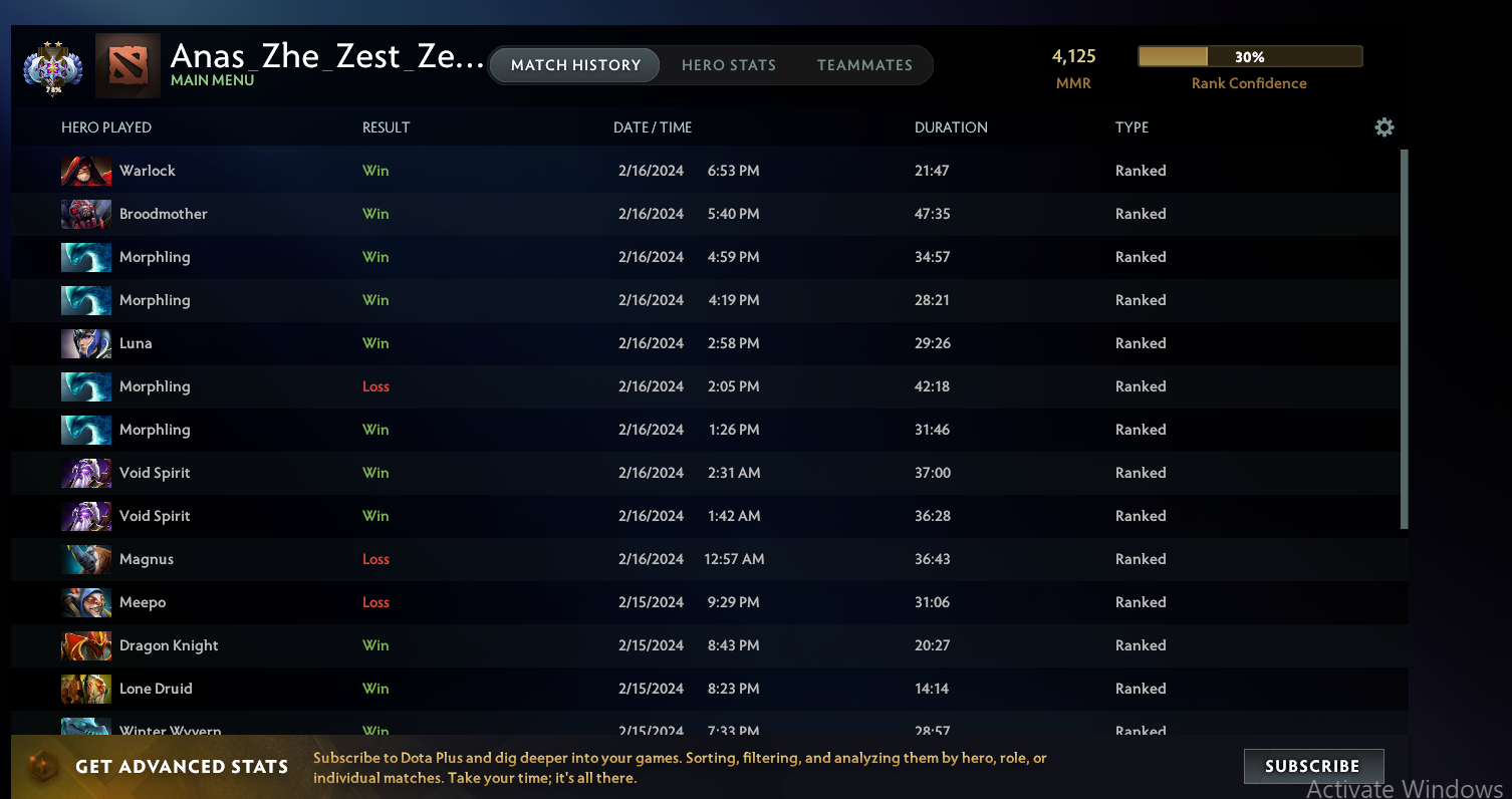 Ancient II | MMR: 4125 - Behavior: 10133 - Communication: 10133