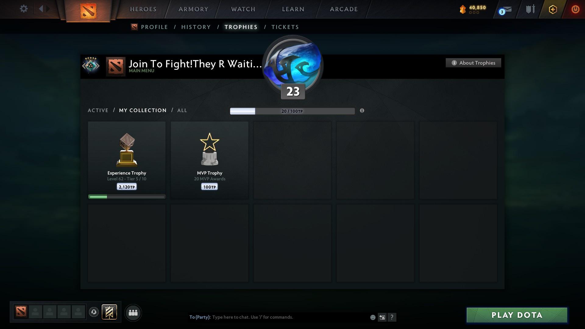 Crusader V | MMR: 2164 - Behavior: 9378 - Communication: 9378