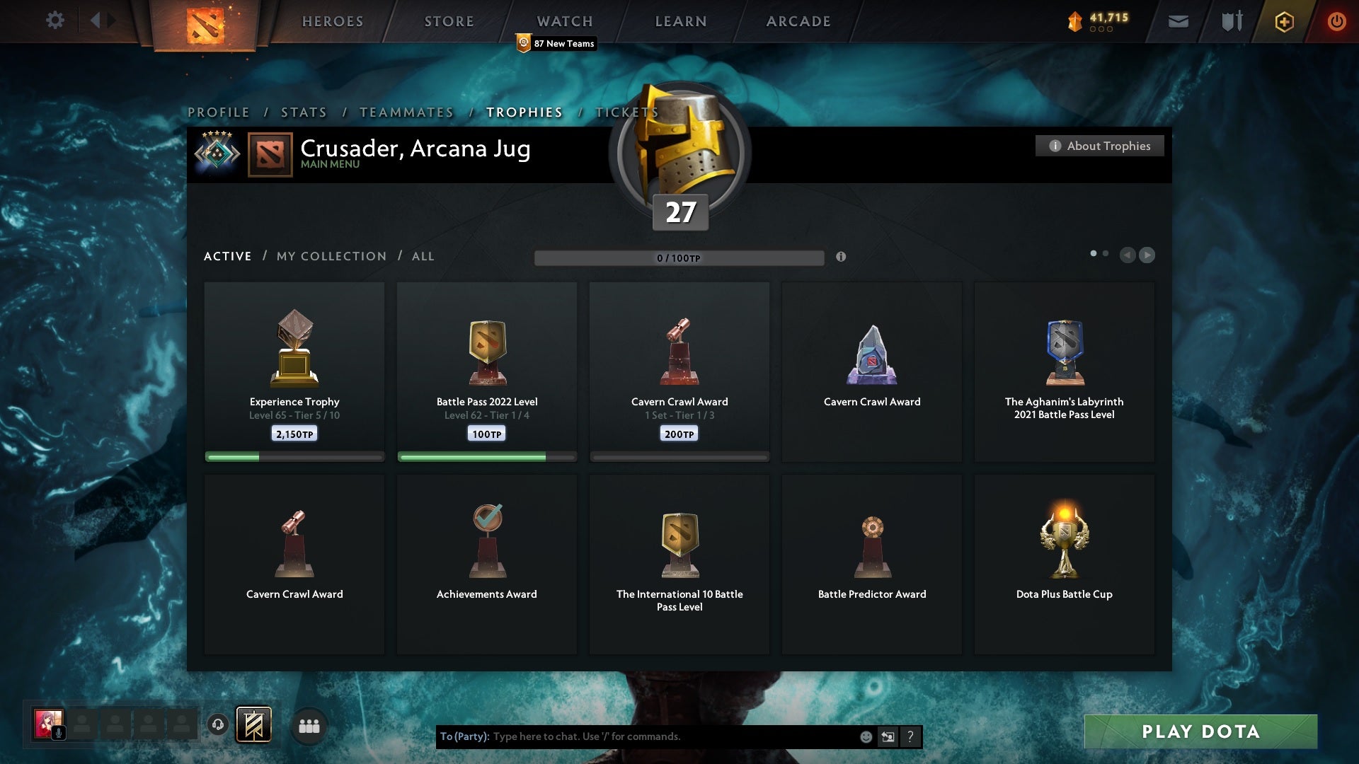 Crusader V | MMR: 2140 - Behavior: 10000