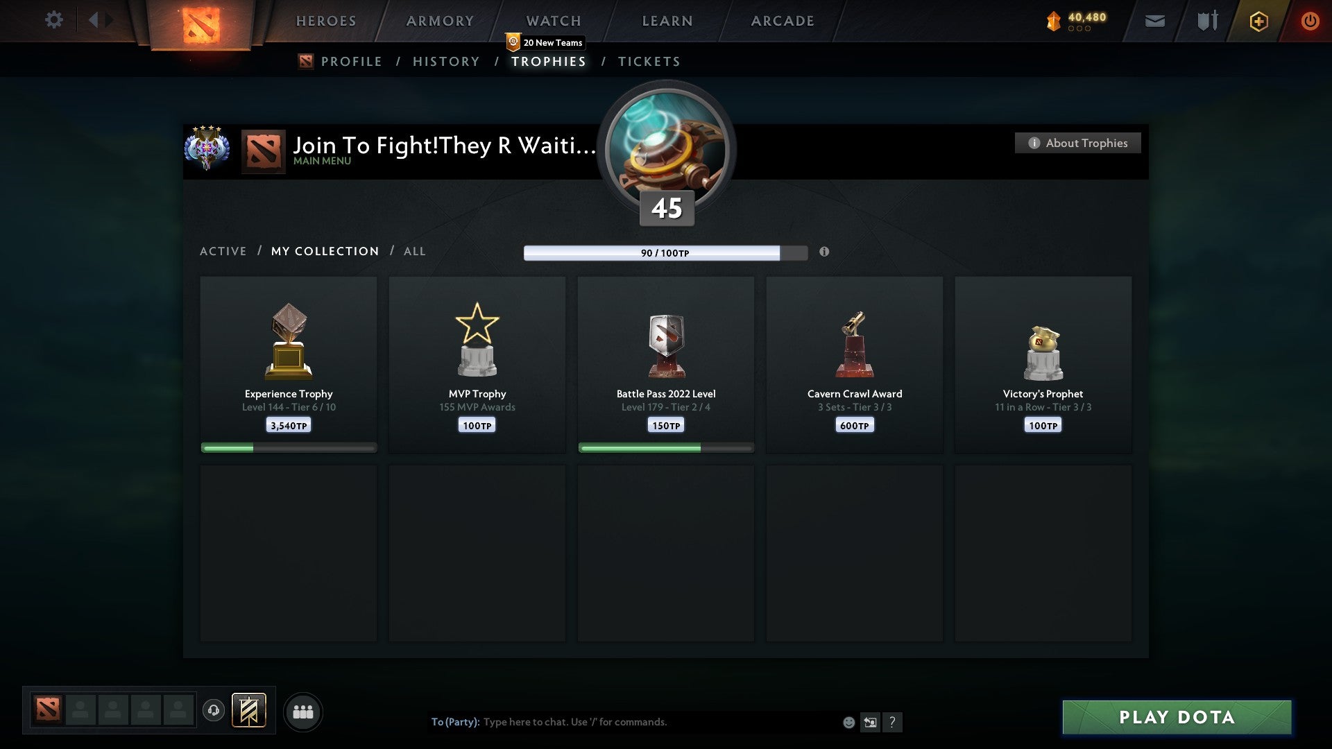 Ancient IV | MMR: 4261 - Behavior: 10328 - Communication: 10328