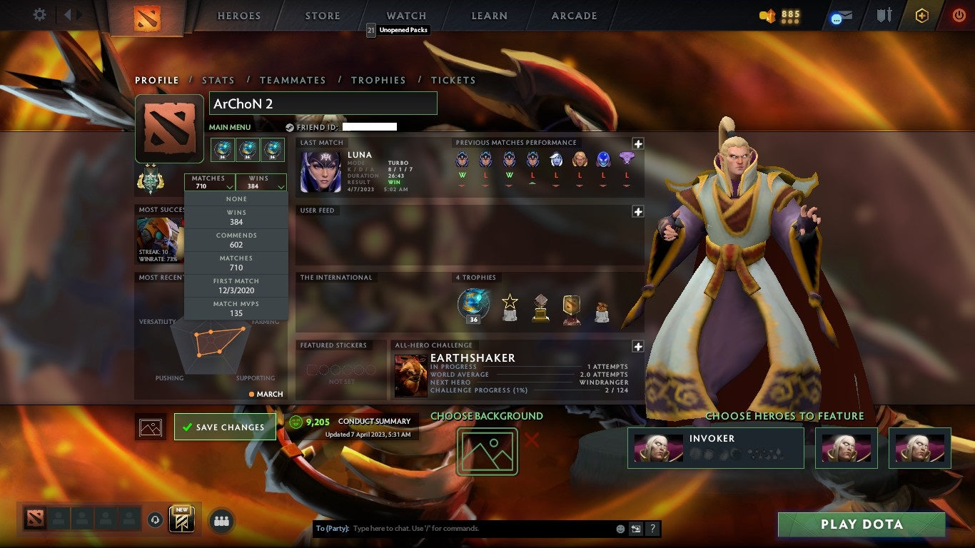 Archon II | MMR: 2430 - Behavior: 9205