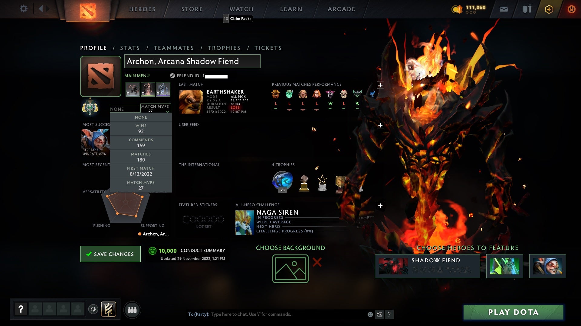 Archon I | MMR: 2320 - Behavior: 10000