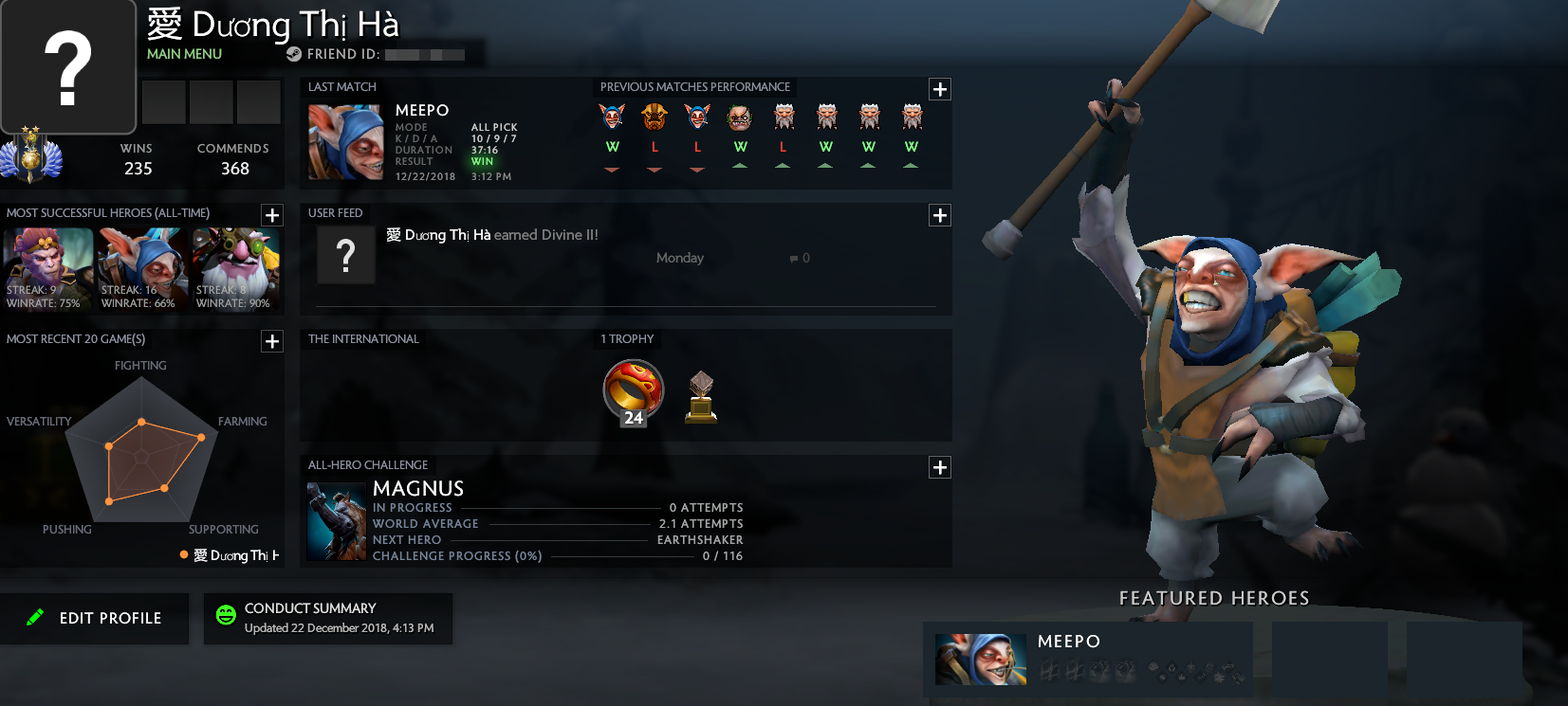 Divin I | MMR : 4606 / 3860