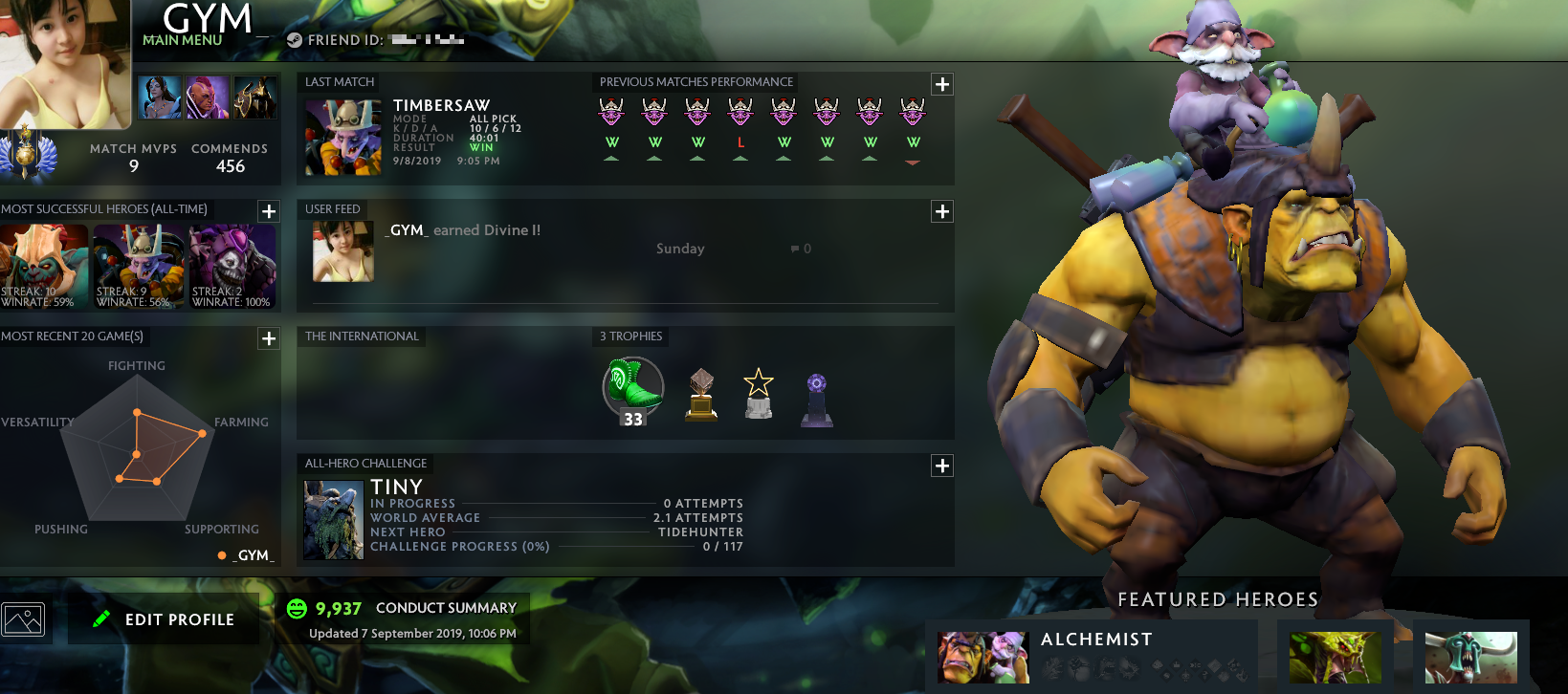 Divine I| MMR: 4618 / 4007