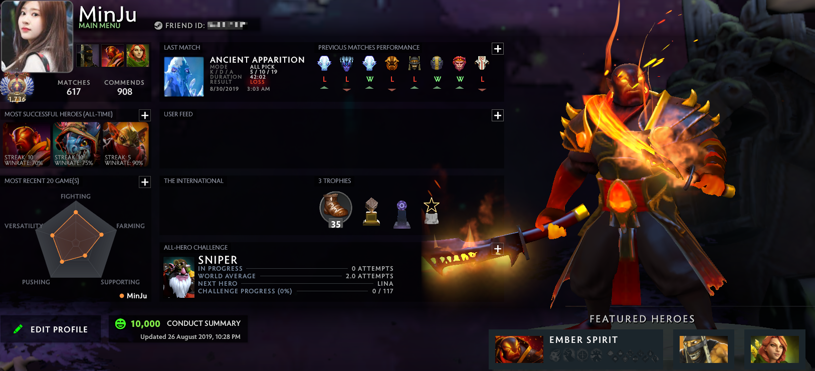 Immortel | Noyau : 6168 / Prise en charge : 6069