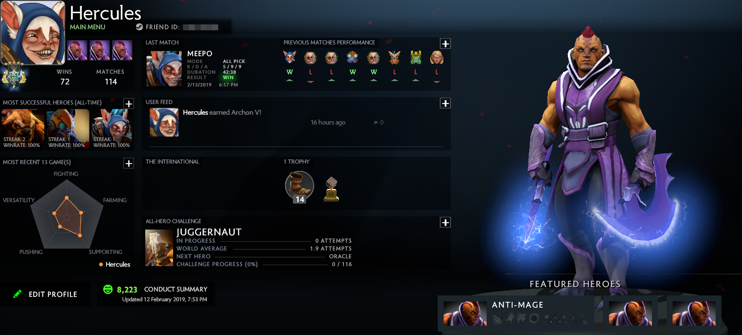 Archonte V | MMR : 3007 / À déterminer