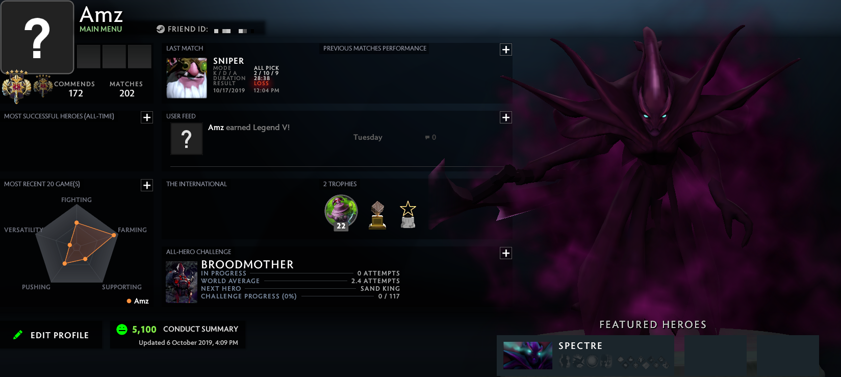 Légende VII | MMR : 3697 / à déterminer