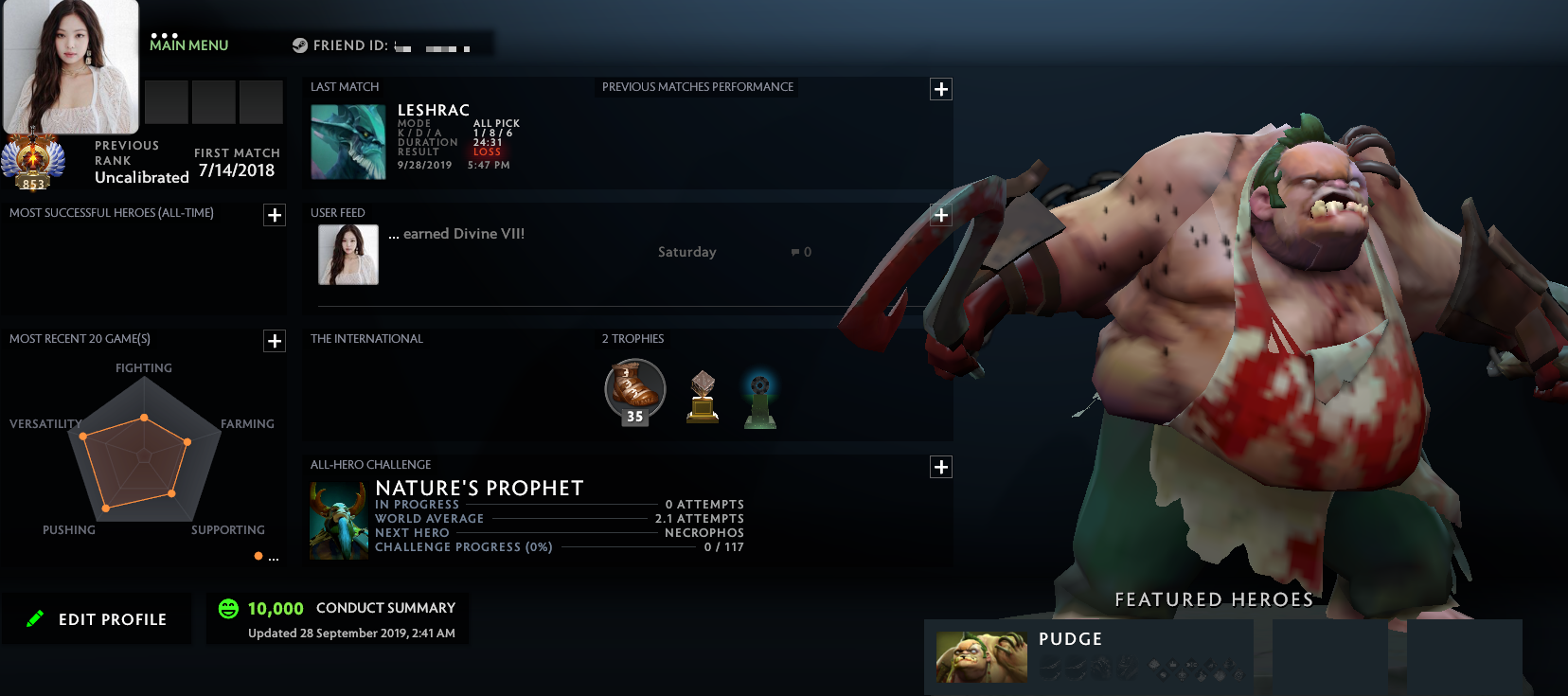 Immortel | Noyau : 6326 / Prise en charge : 5873