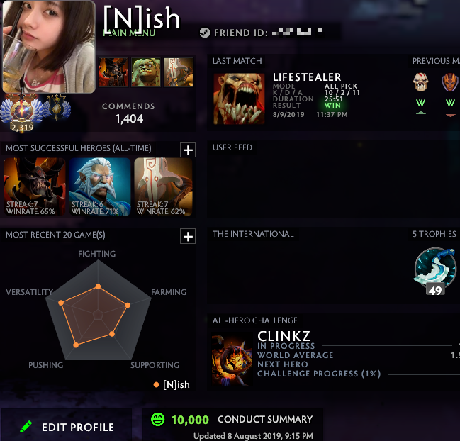 Immortel | Noyau : 6009 / Prise en charge : 5918