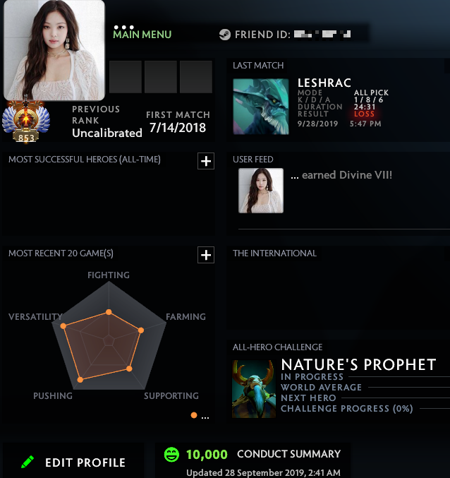 Immortel | Noyau : 6326 / Prise en charge : 5873