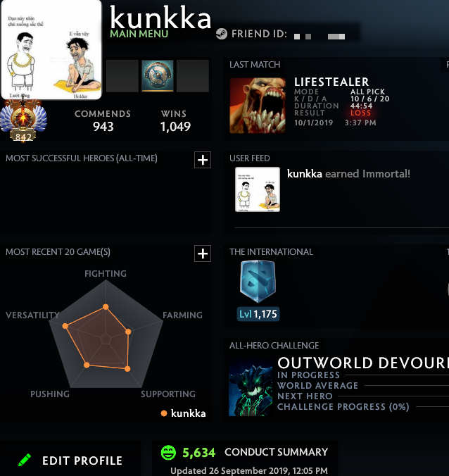 Immortel | Noyau : 6152 / Prise en charge : 6153