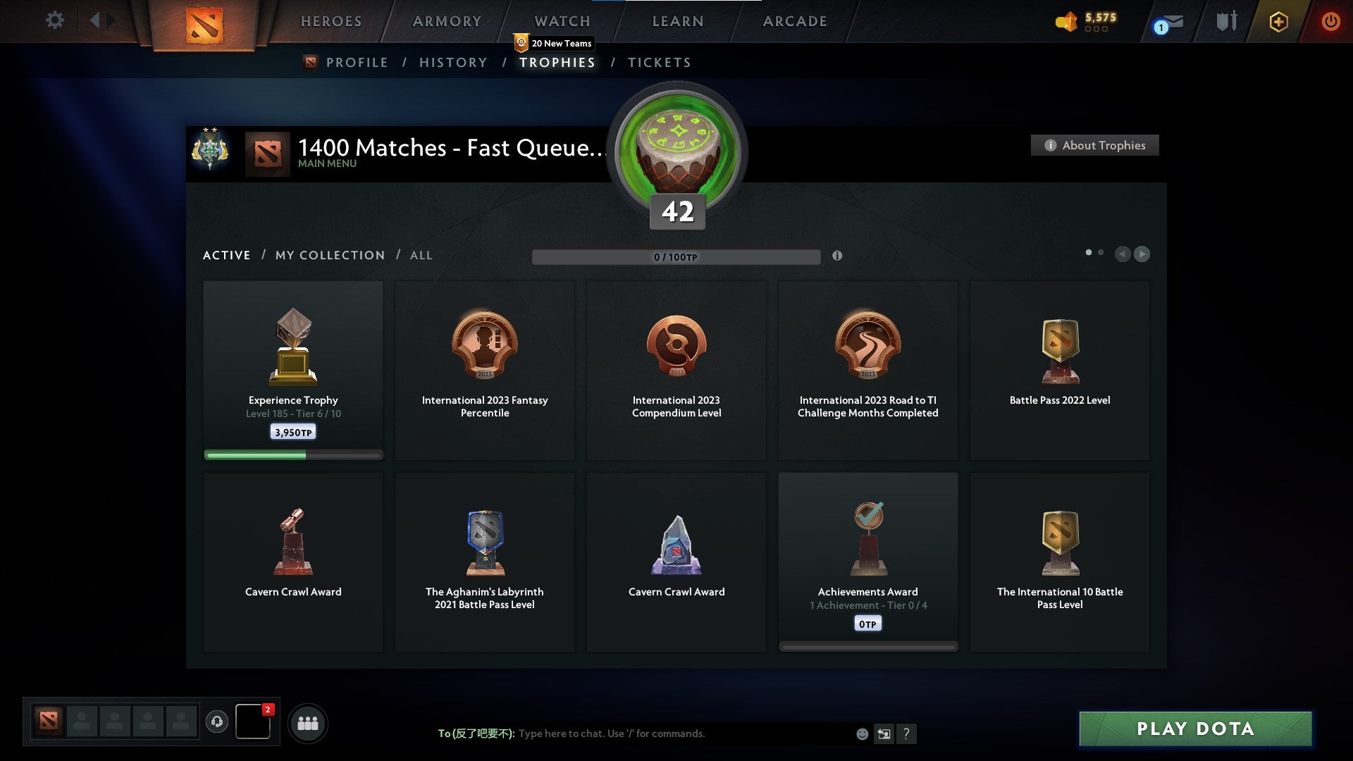 Archon II | MMR: 2450 - Behavior: 9219 - Communication: 9219