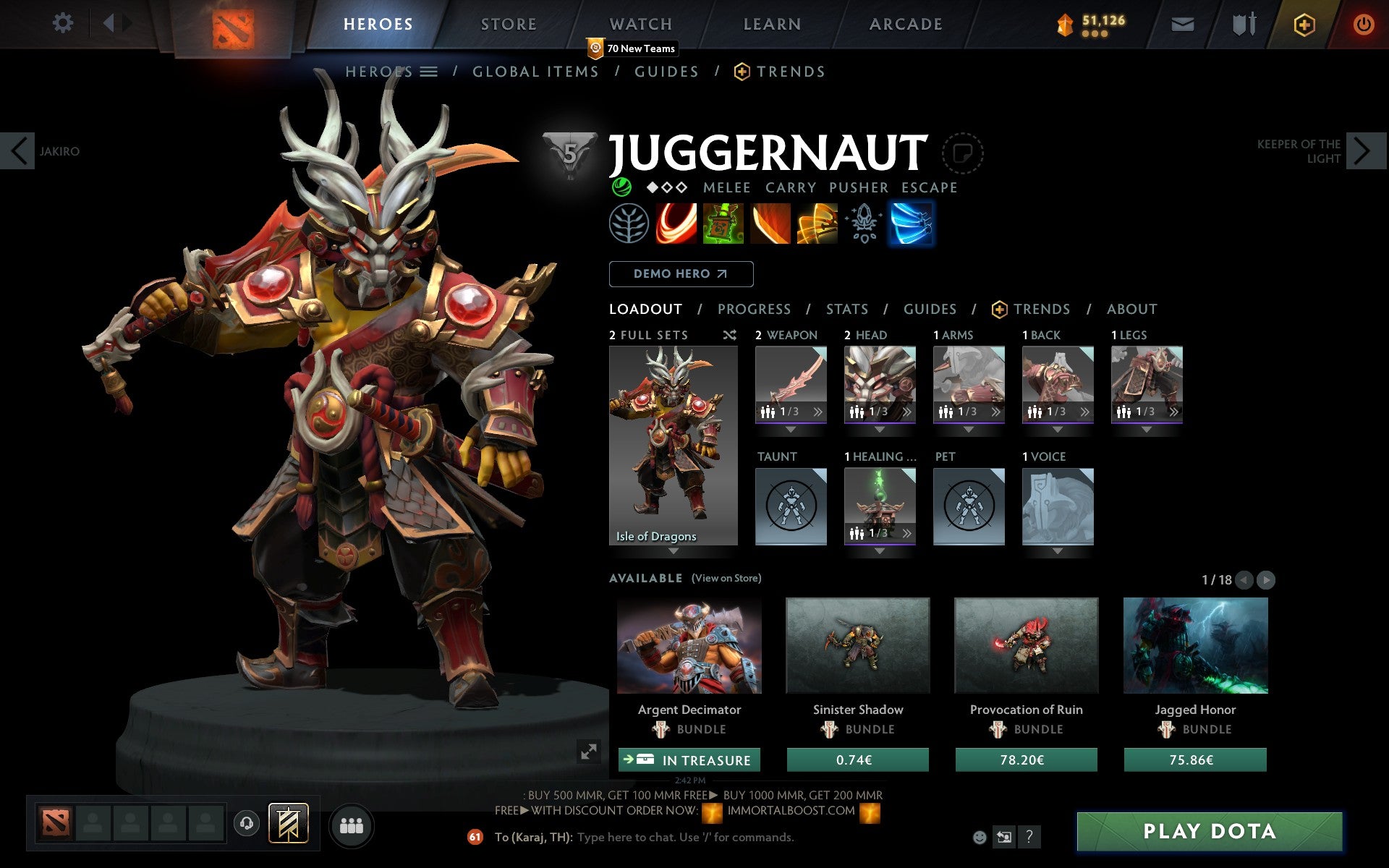 Legend III | MMR: 3365 - Behavior: 9080