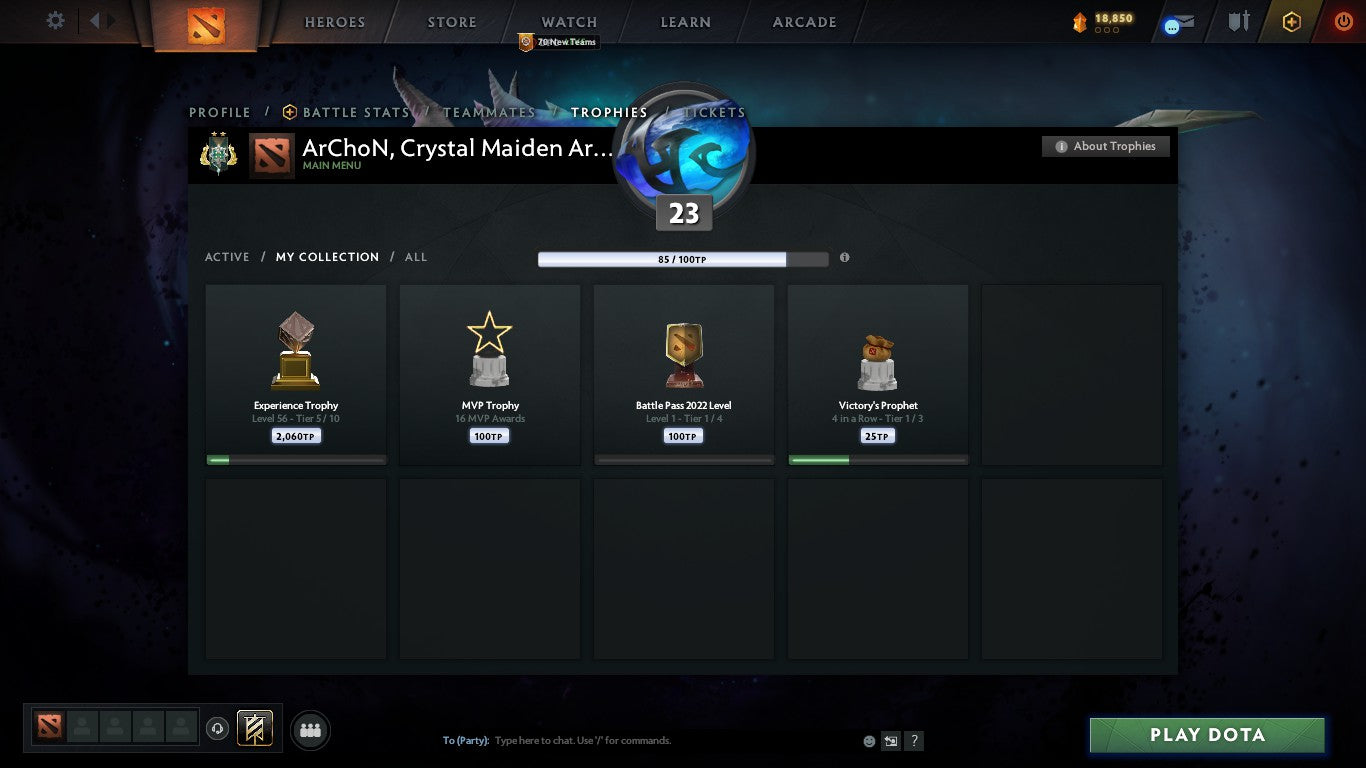 Archon II | MMR: 2540 - Behavior: 9680