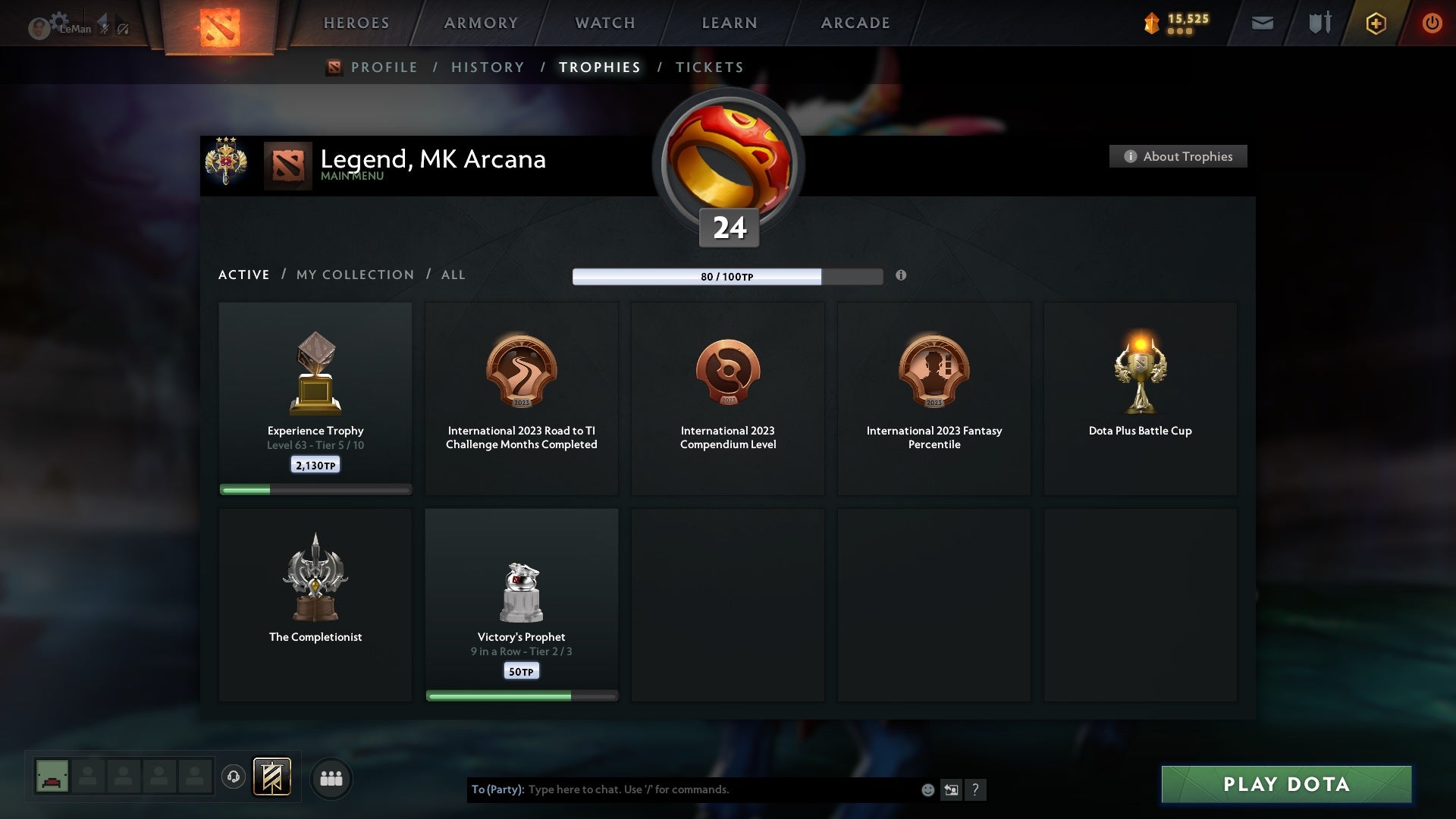 Legend III | MMR: 3423 - Behavior: 9658 - Communication: 9658