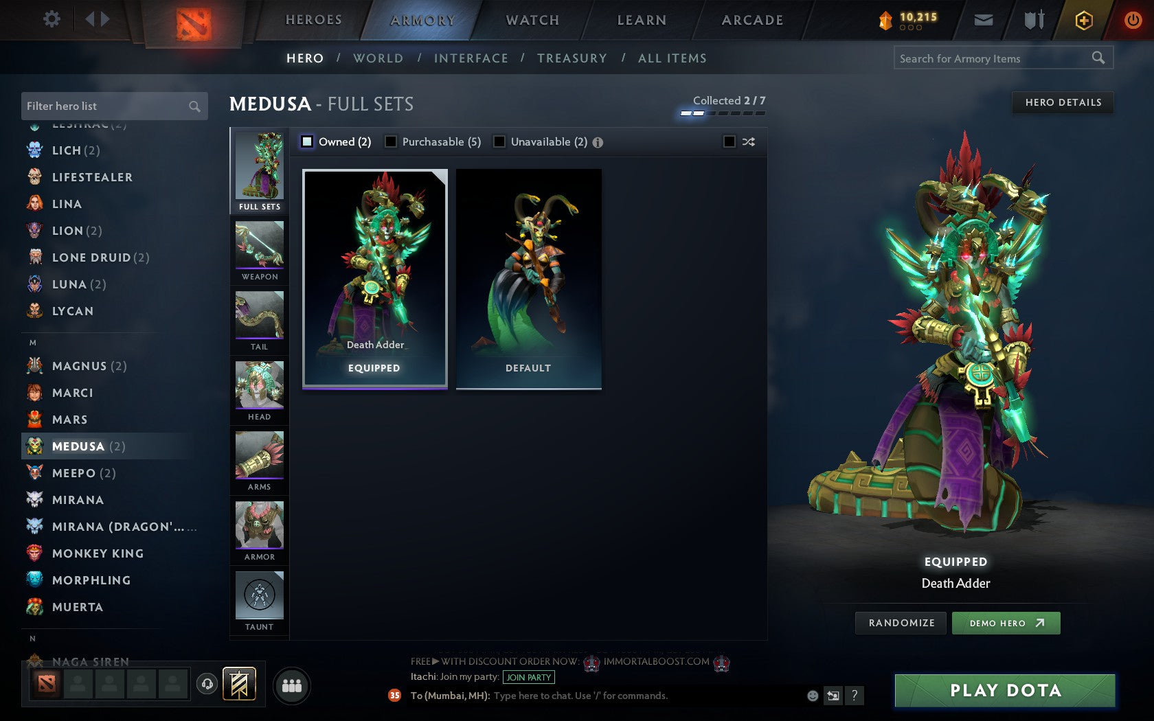 Legend II | MMR: 3308 - Behavior: 10325 - Communication: 10325