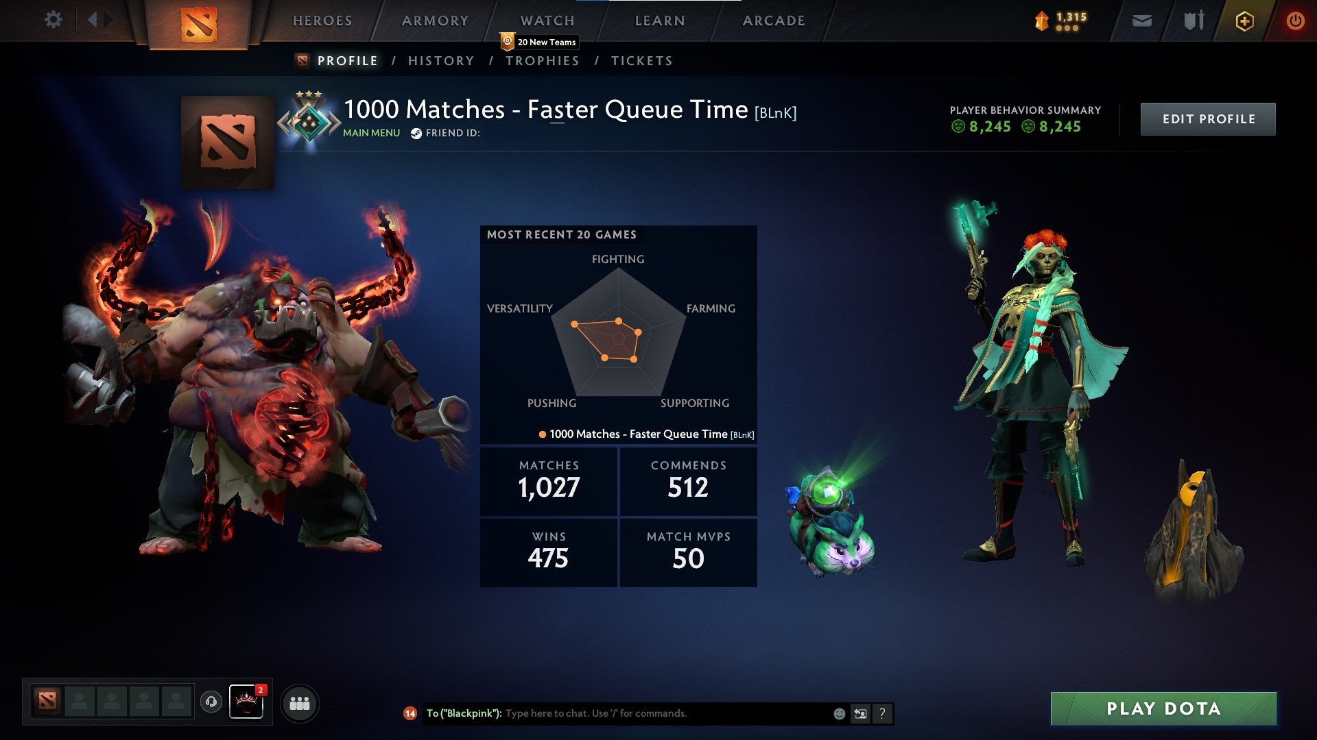 Crusader III | MMR: 1772 - Behavior: 8245 - Communication: 8245