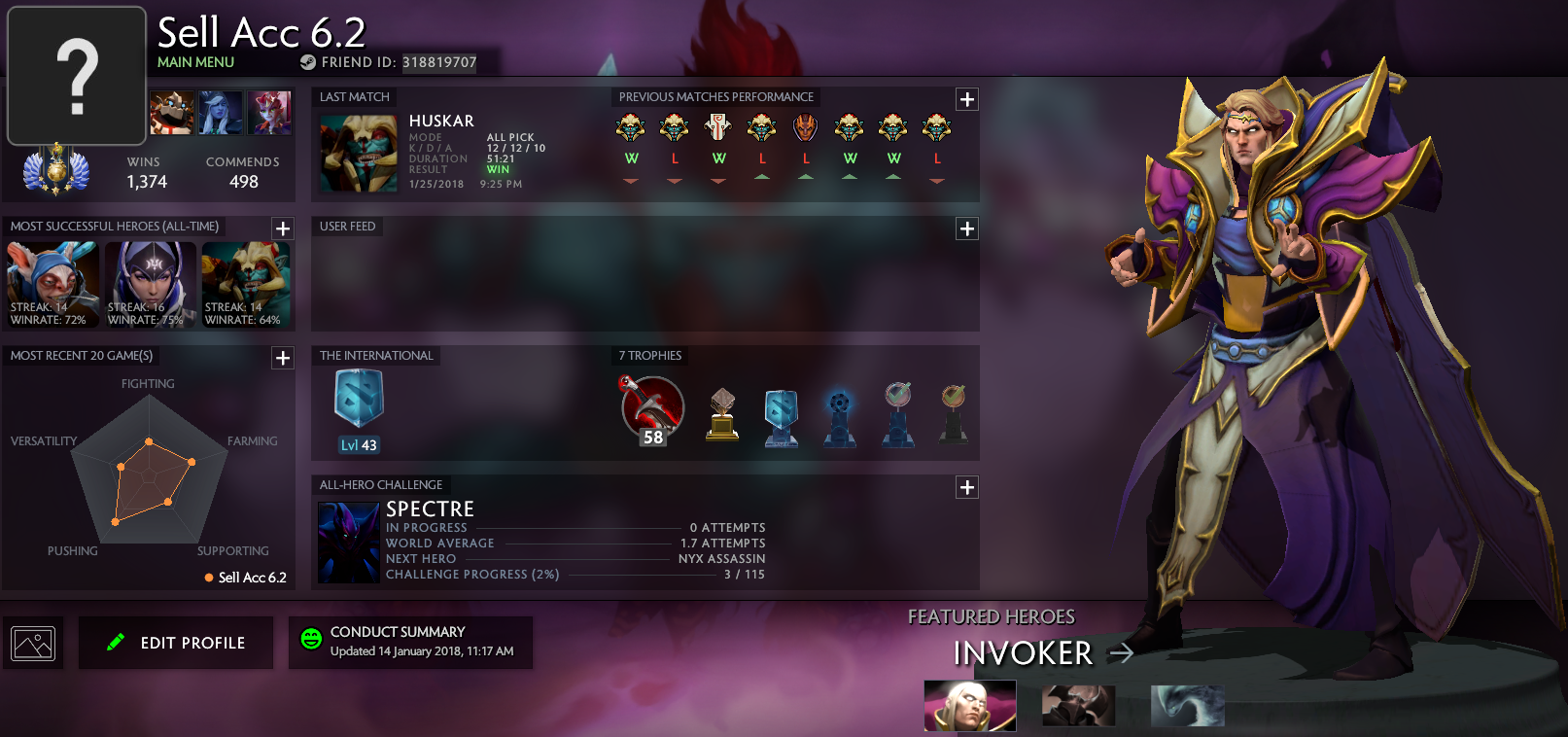 Élite divine | MMR : 6226 / 5038