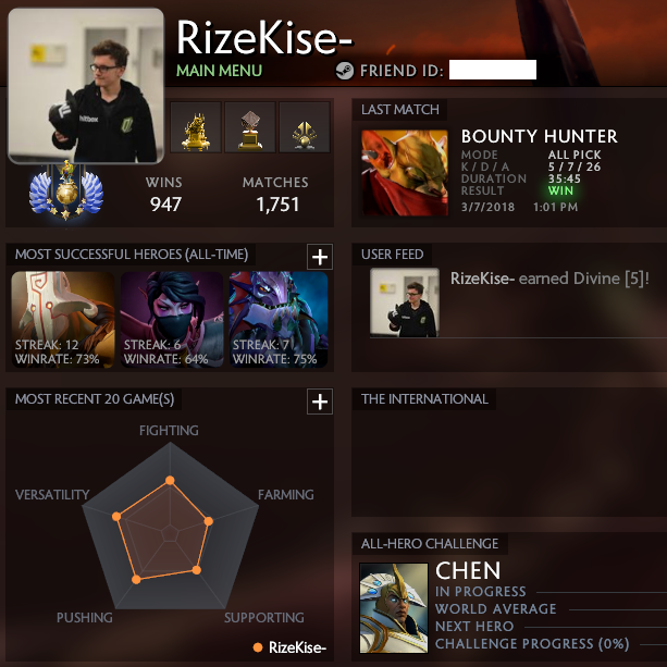 Élite divine | MMR : 6107 / À déterminer