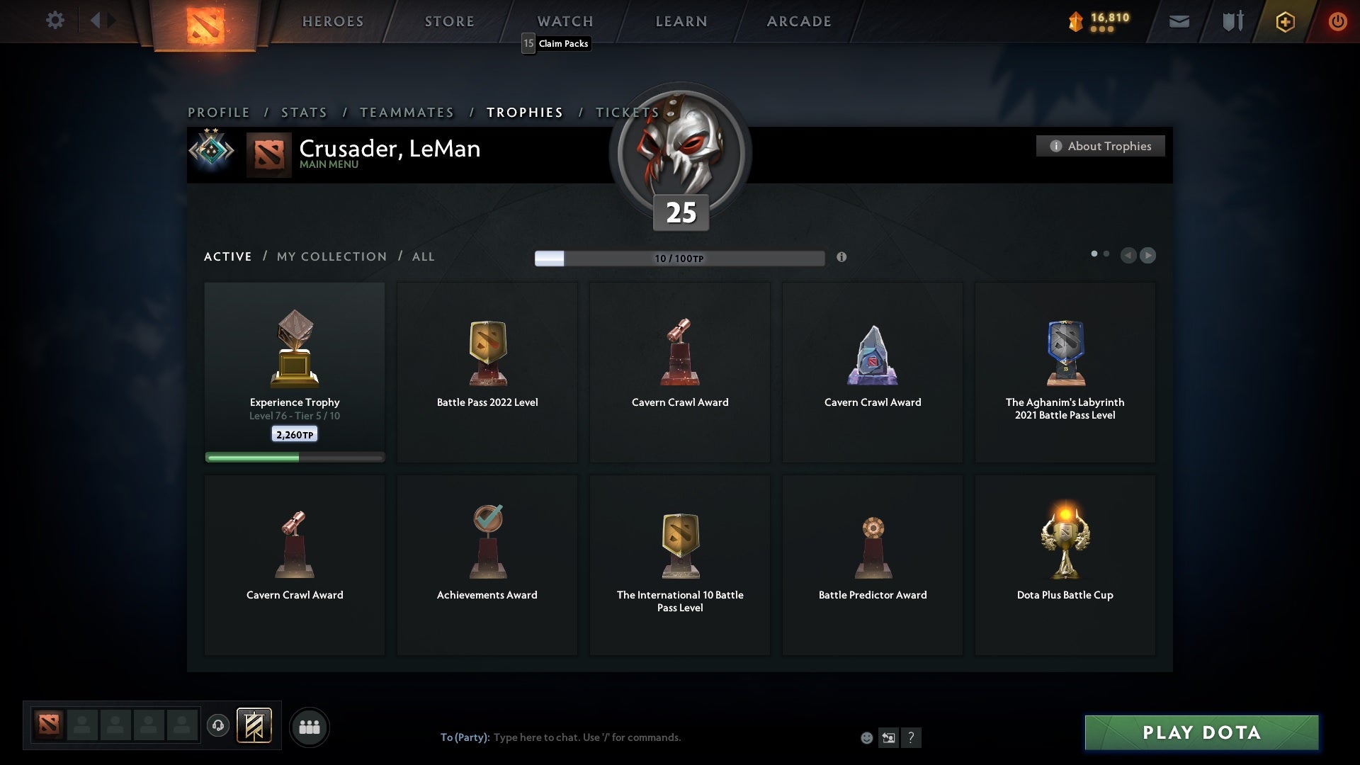 Crusader II | MMR: 1740 - Behavior: 9500