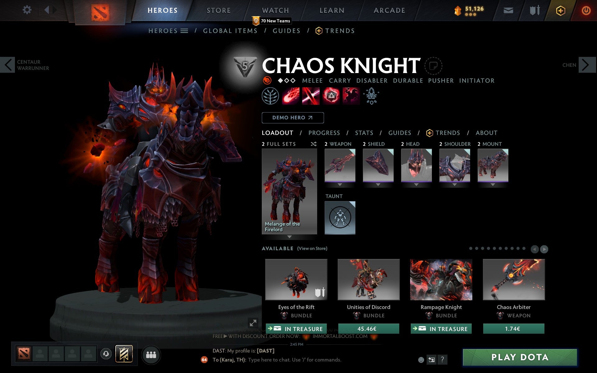 Legend III | MMR: 3365 - Behavior: 9080