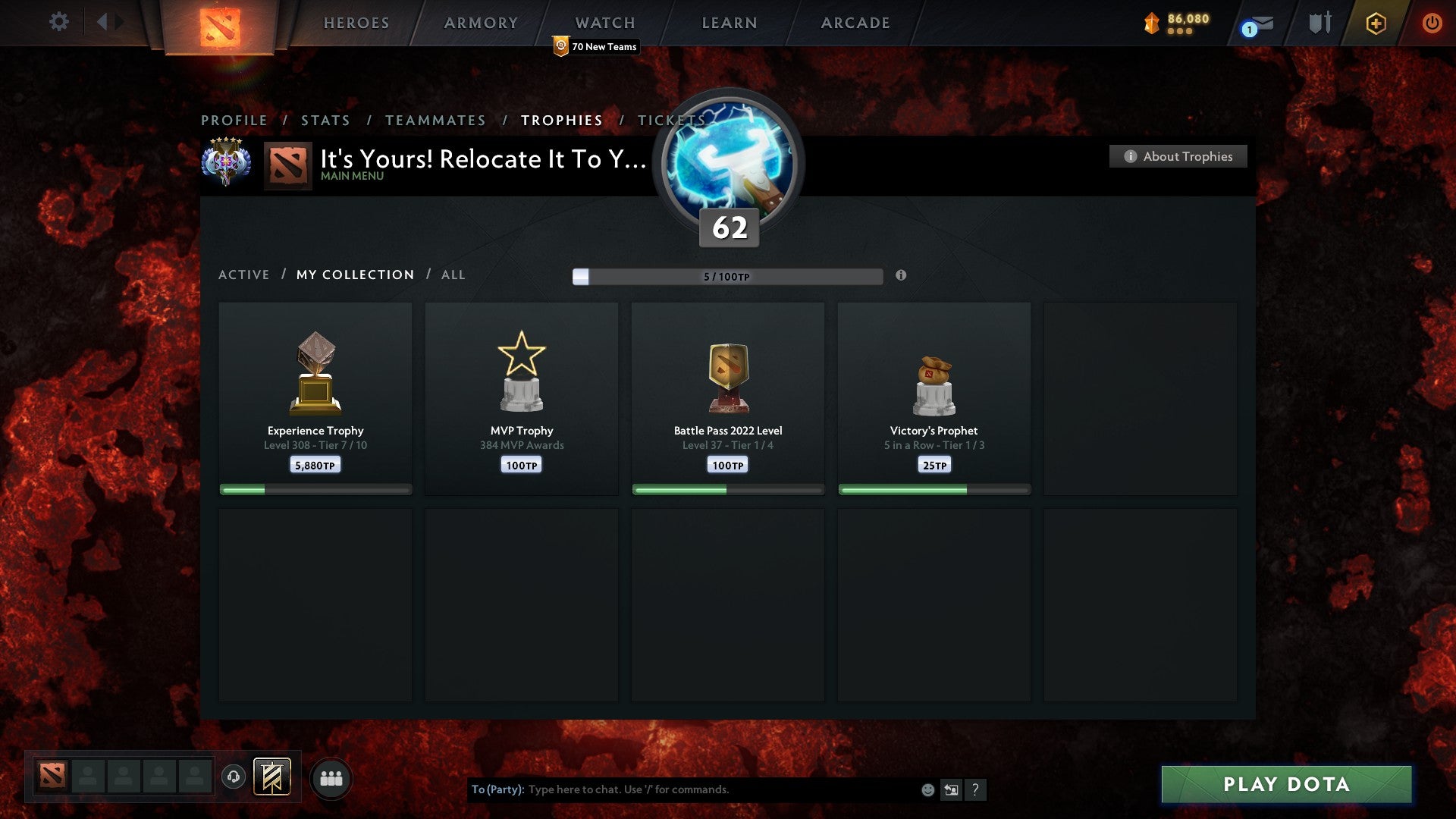 Ancient V | MMR: 4443 - Behavior: 9934 - Communication: 9934