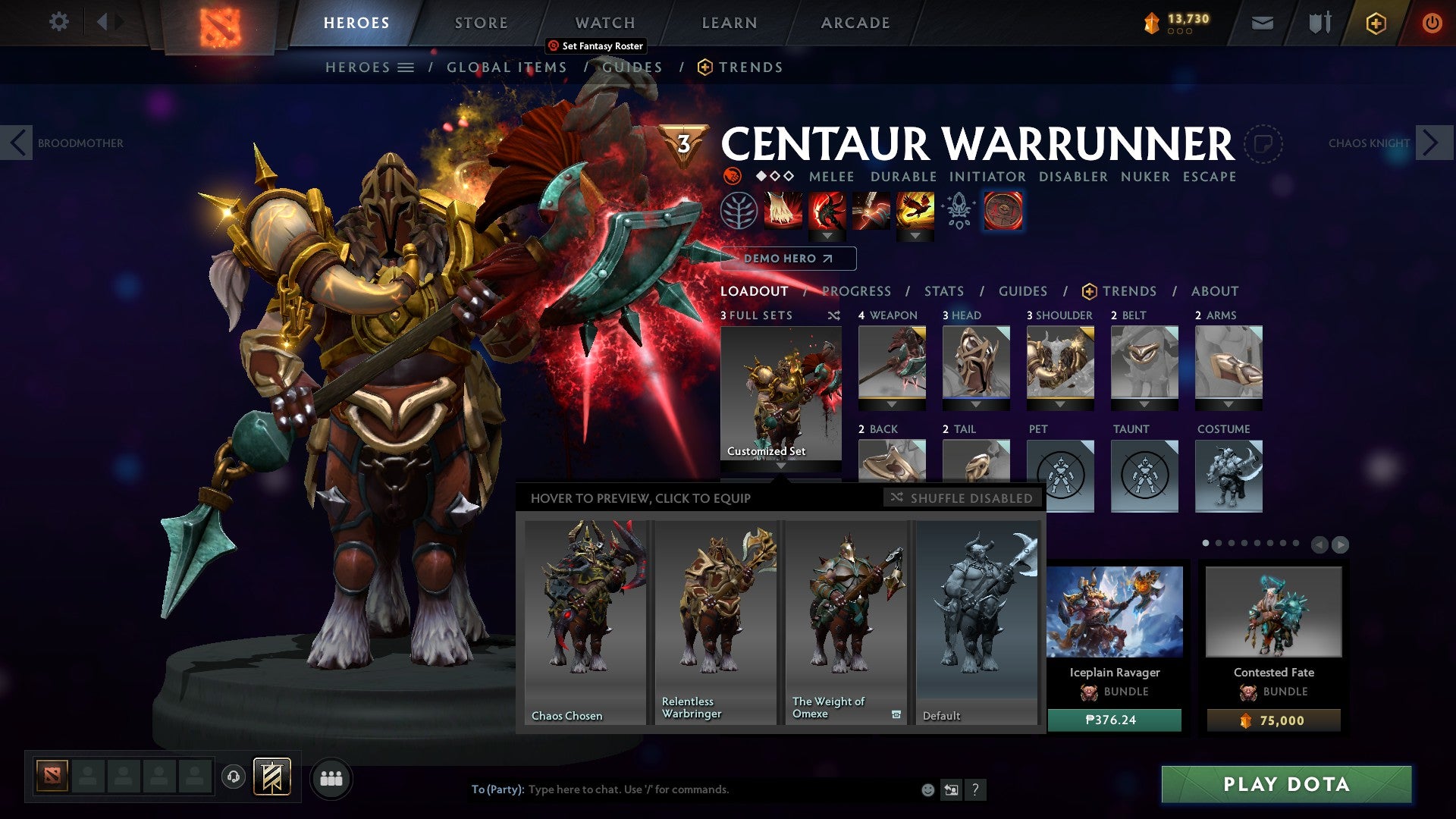 Crusader V | MMR: 2220 - Behavior: 10000