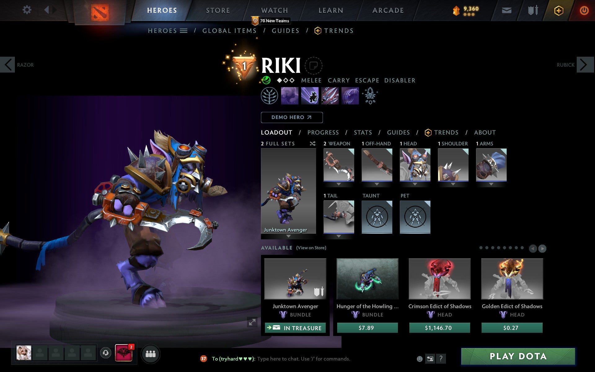 Ancient I | MMR: 3966 - Behavior: 10000