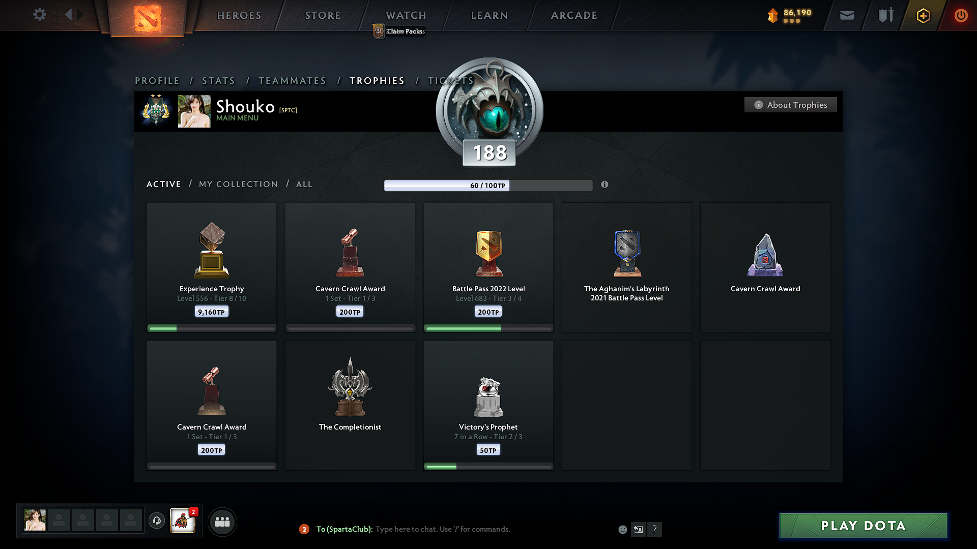 Not Calibrated | MMR: TBD - Conduct: 10000