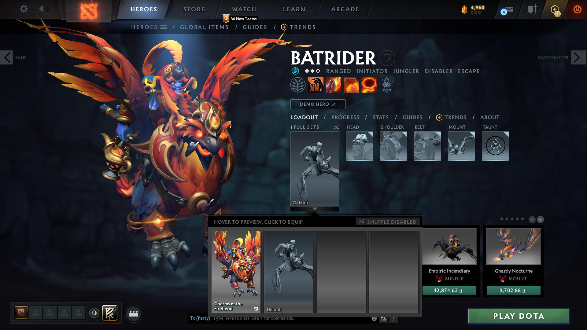 Not Calibrated | MMR: TBD - Conduct: 10000