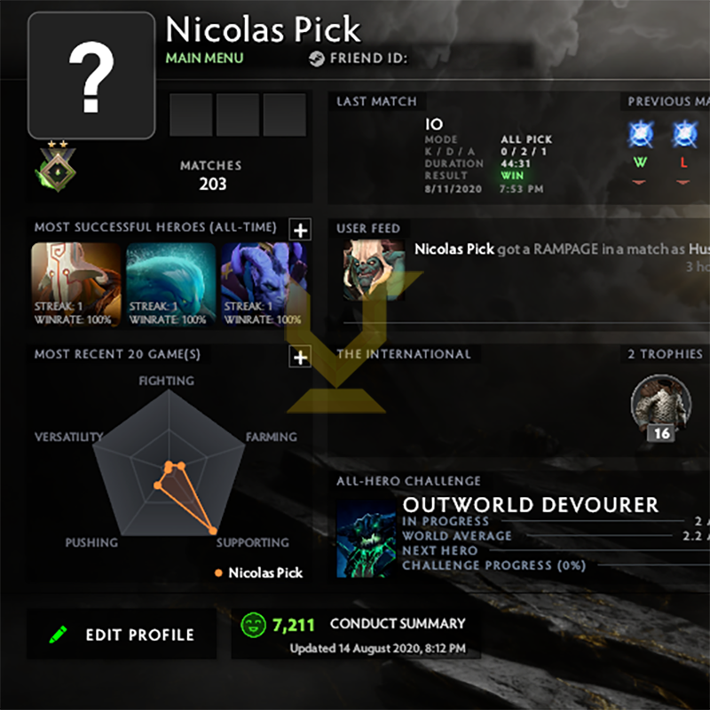 Héraut II | MMR : 90 - Comportement : 7211