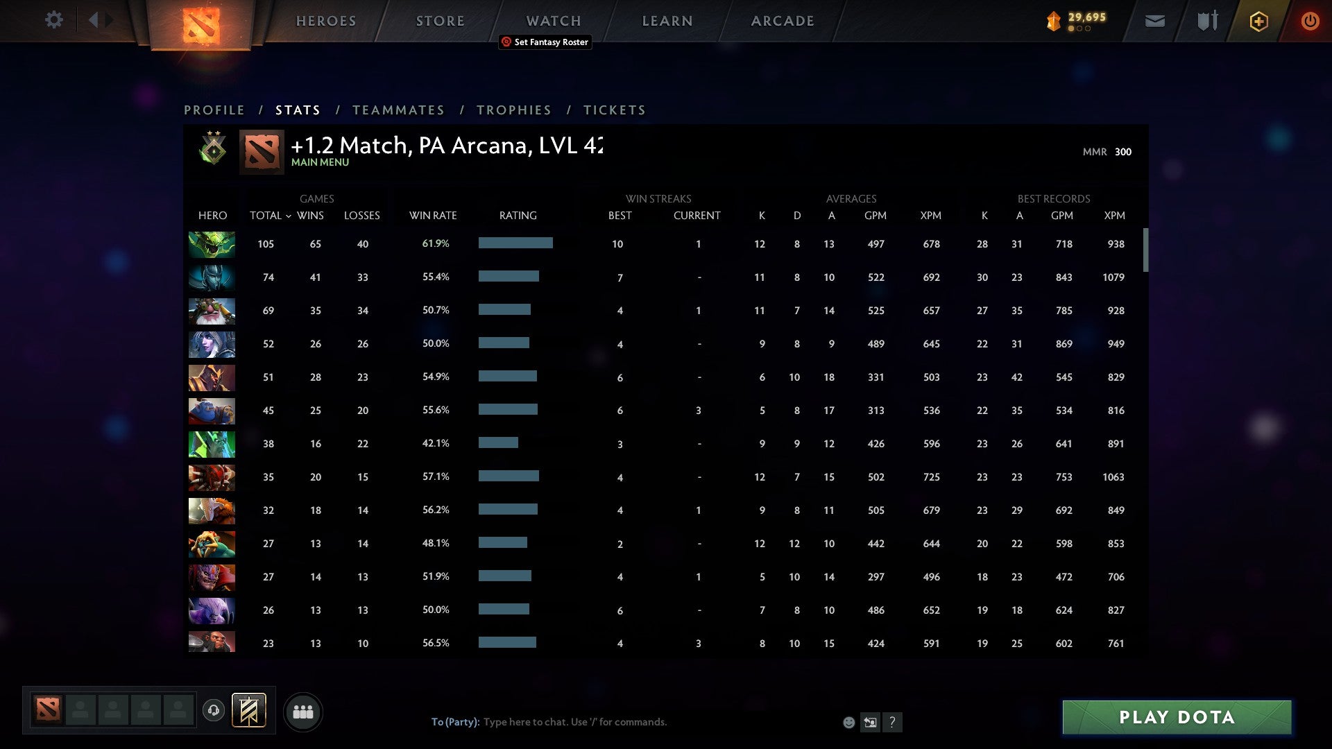 Herald II | MMR: 300 - Behavior: 10000