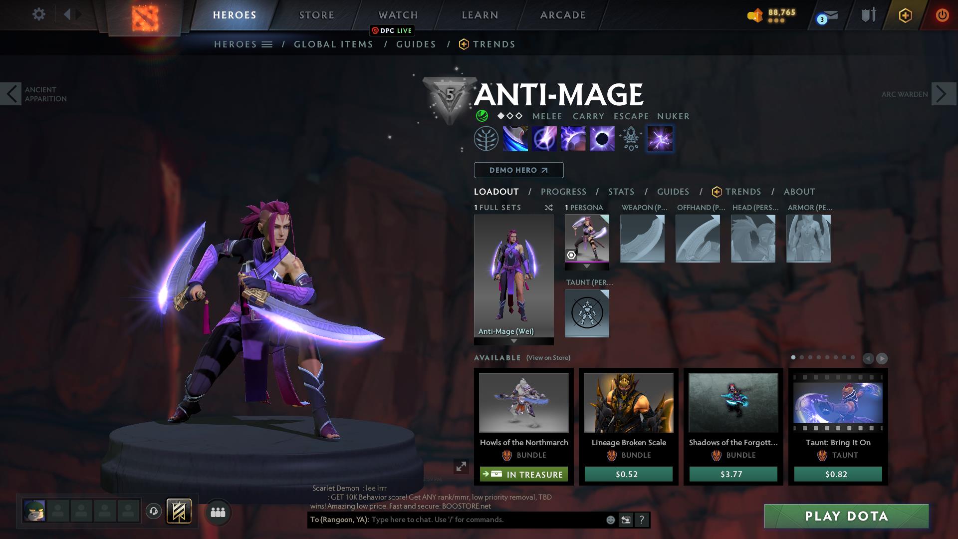 Ancient V | MMR: 4420 - Behavior: 10000