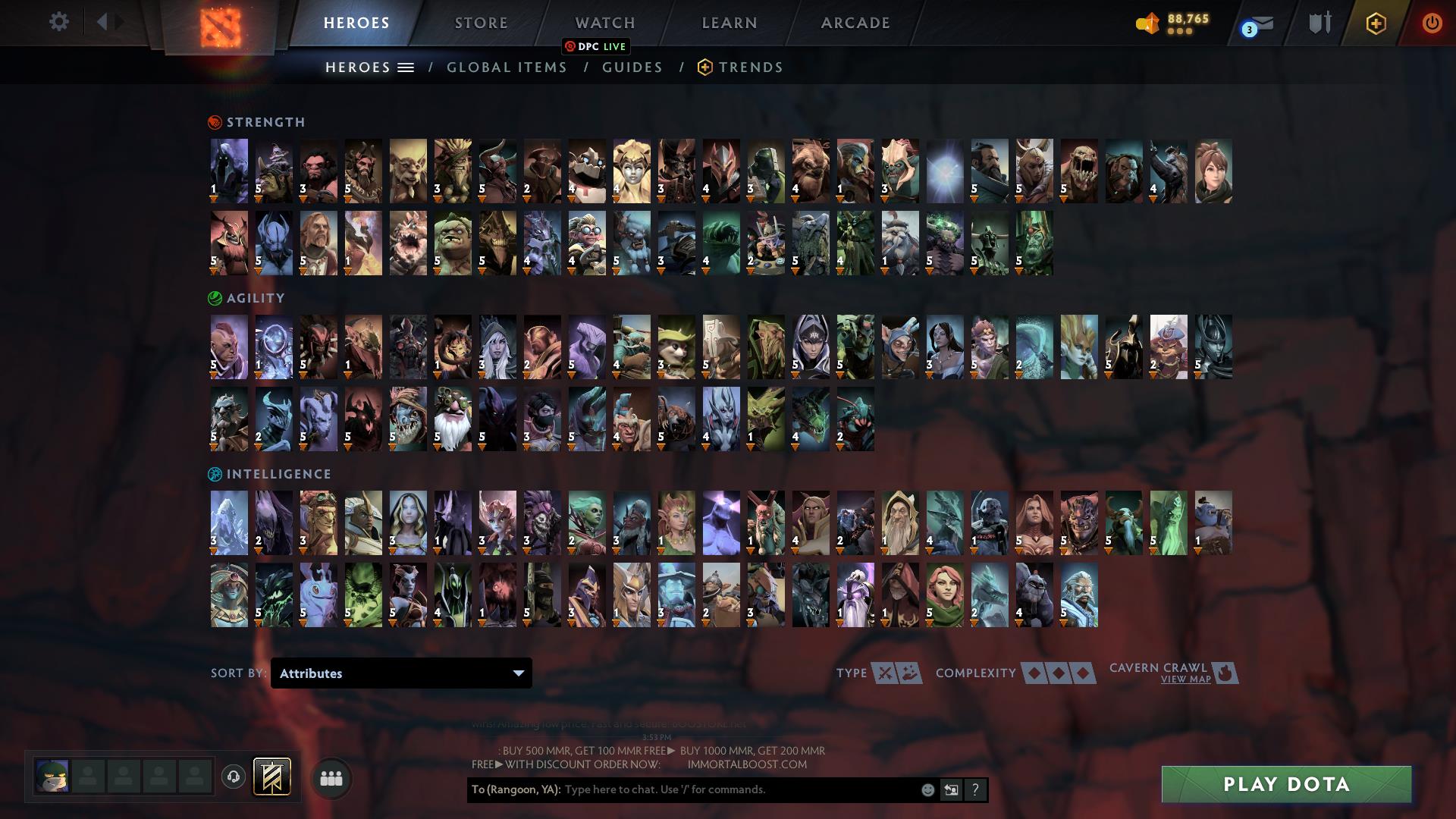 Ancient V | MMR: 4420 - Behavior: 10000