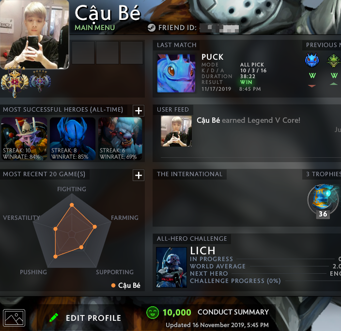 Légende V | Noyau : 3808 / Prise en charge : à déterminer