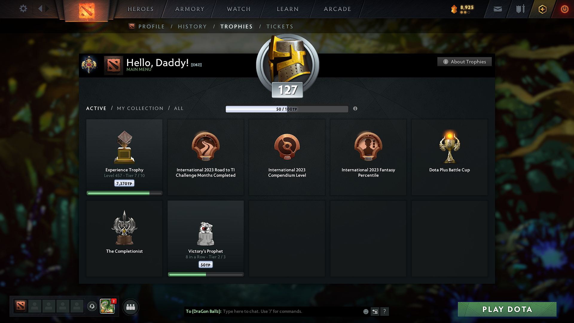 Legend I | MMR: 3158 - Behavior: 10250 - Communication: 10250