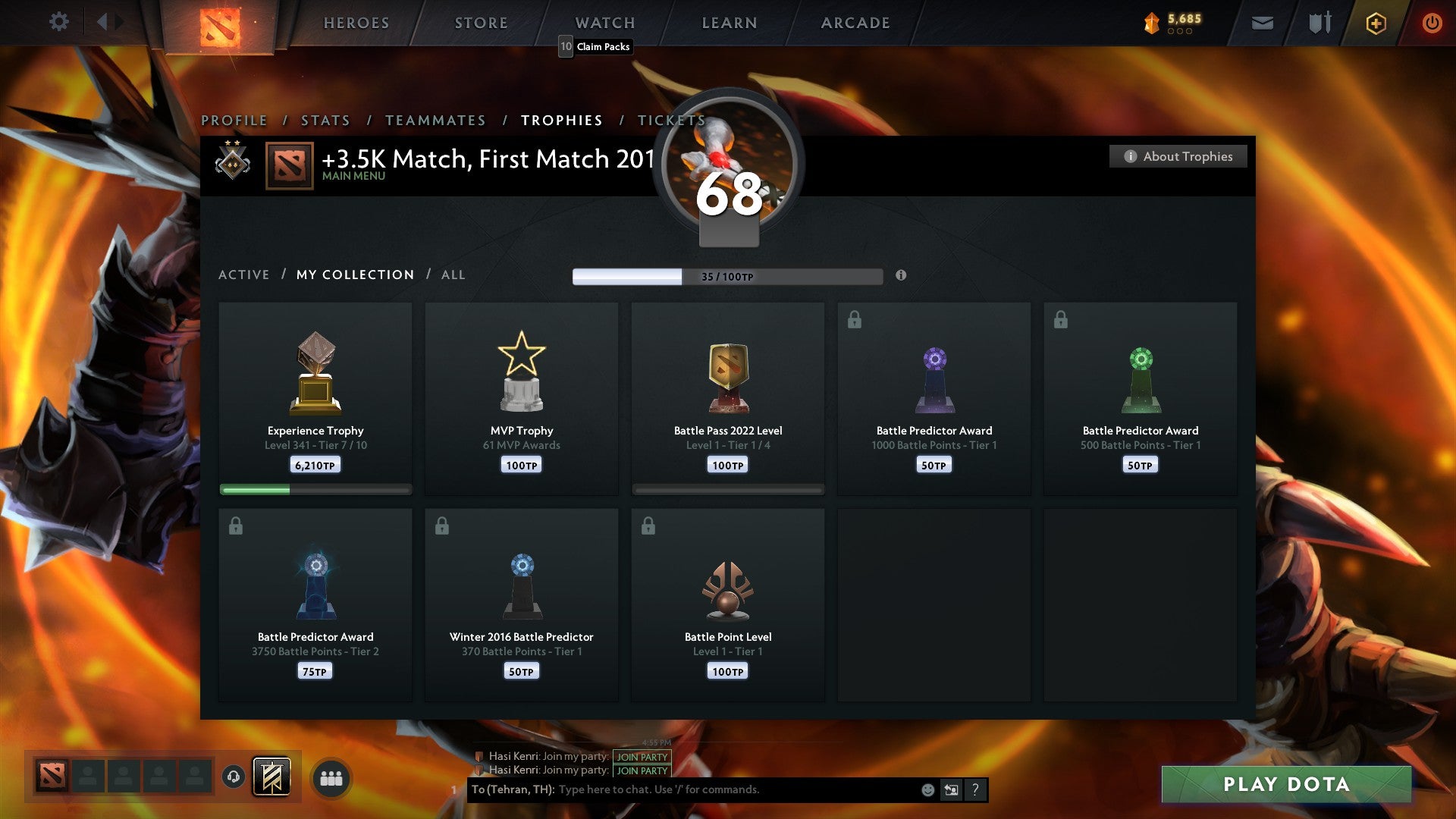 Gardien II | MMR : 910 - Comportement : 9395