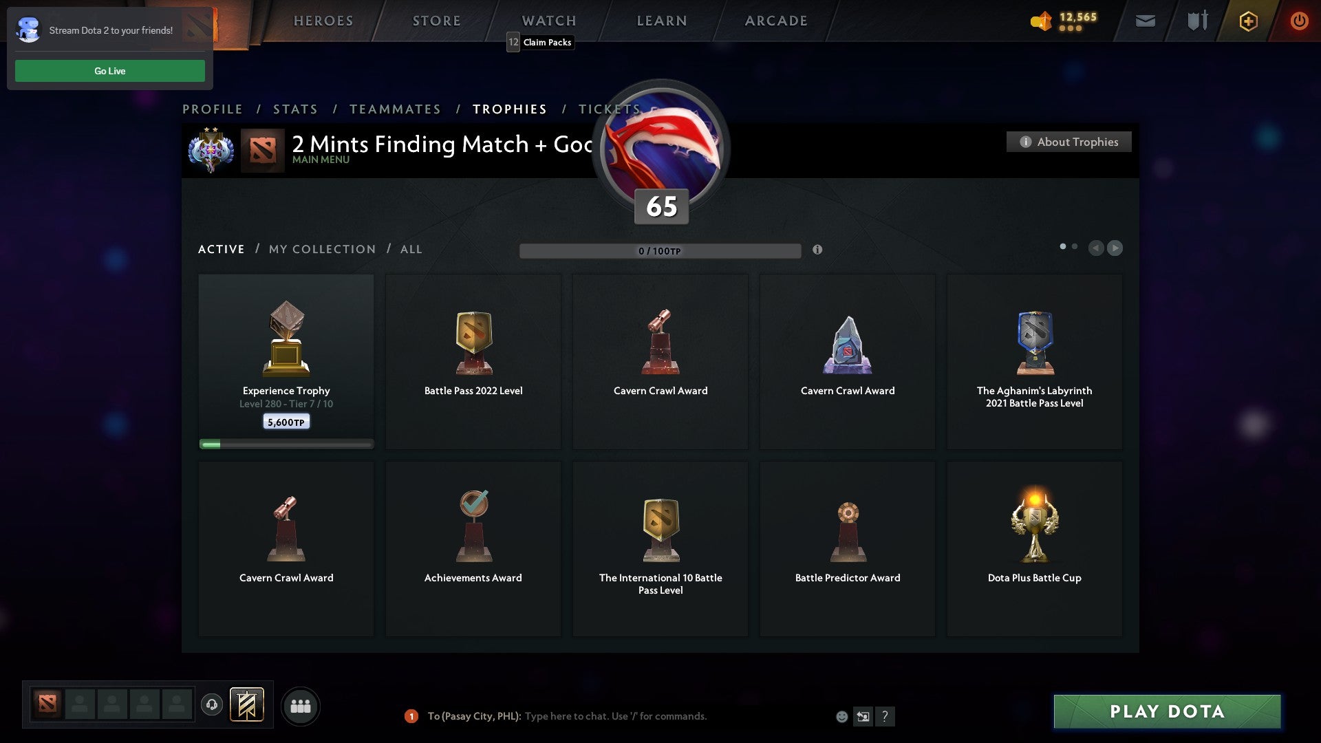 Ancient II | MMR: 4010 - Behavior: 10000