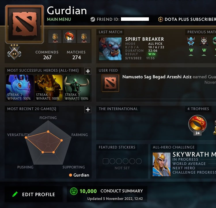 Gardien III | MMR : 1190 - Comportement : 10000