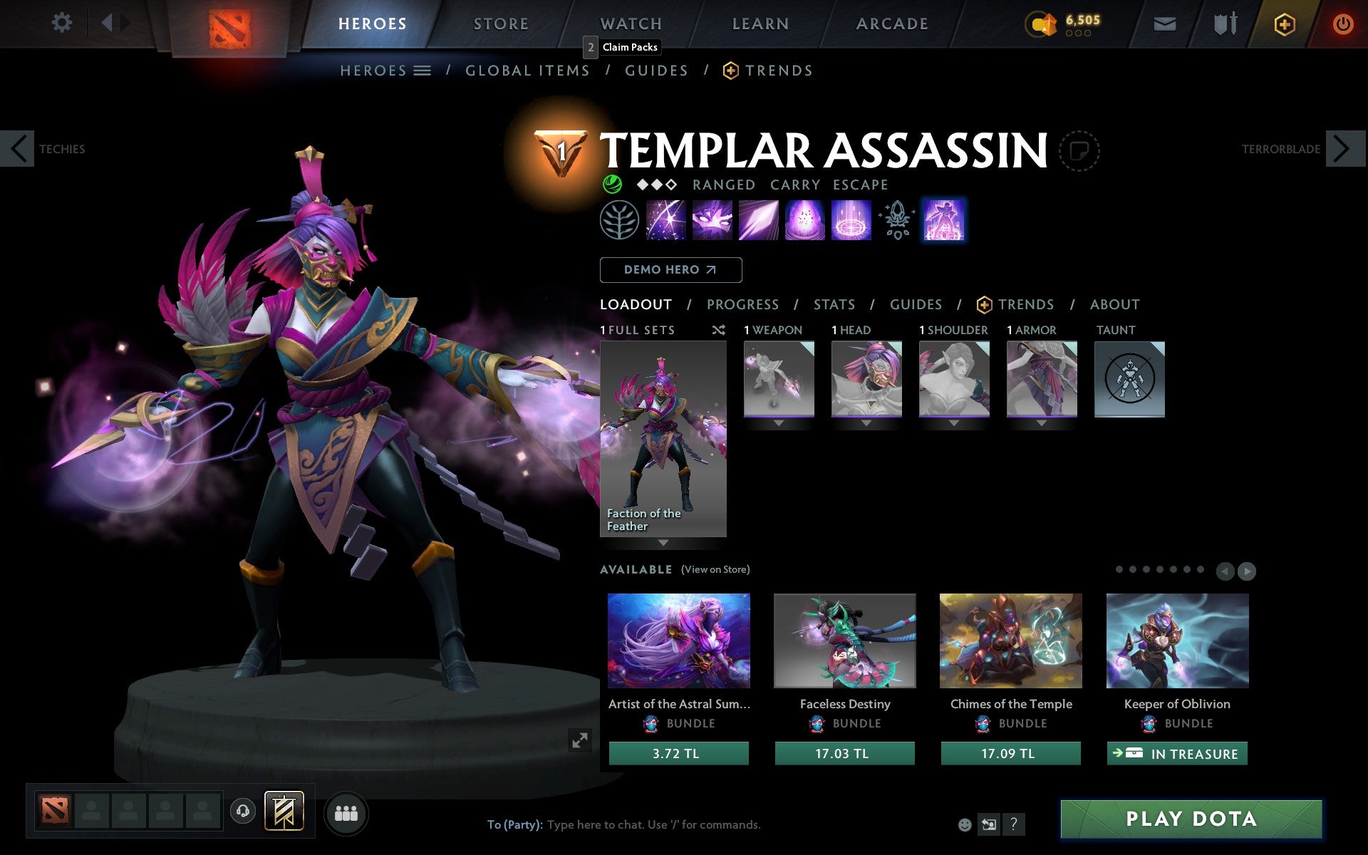 Herald I | MMR: 1 - Behavior: 9650